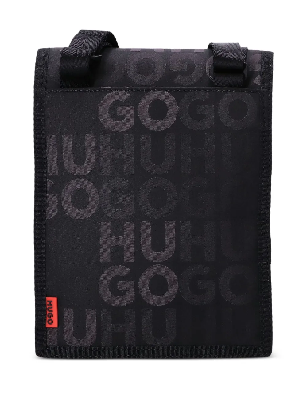 HUGO Catch 2.0 rugzak met logo - Zwart
