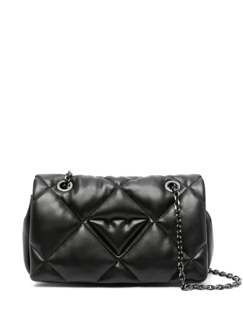 Sac porté épaule à design matelassé - Emporio Armani - Modalova