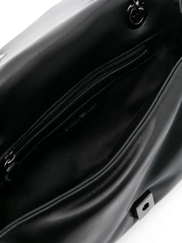 Emporio Armani Quilted Shoulder Bag | Black | FARFETCH