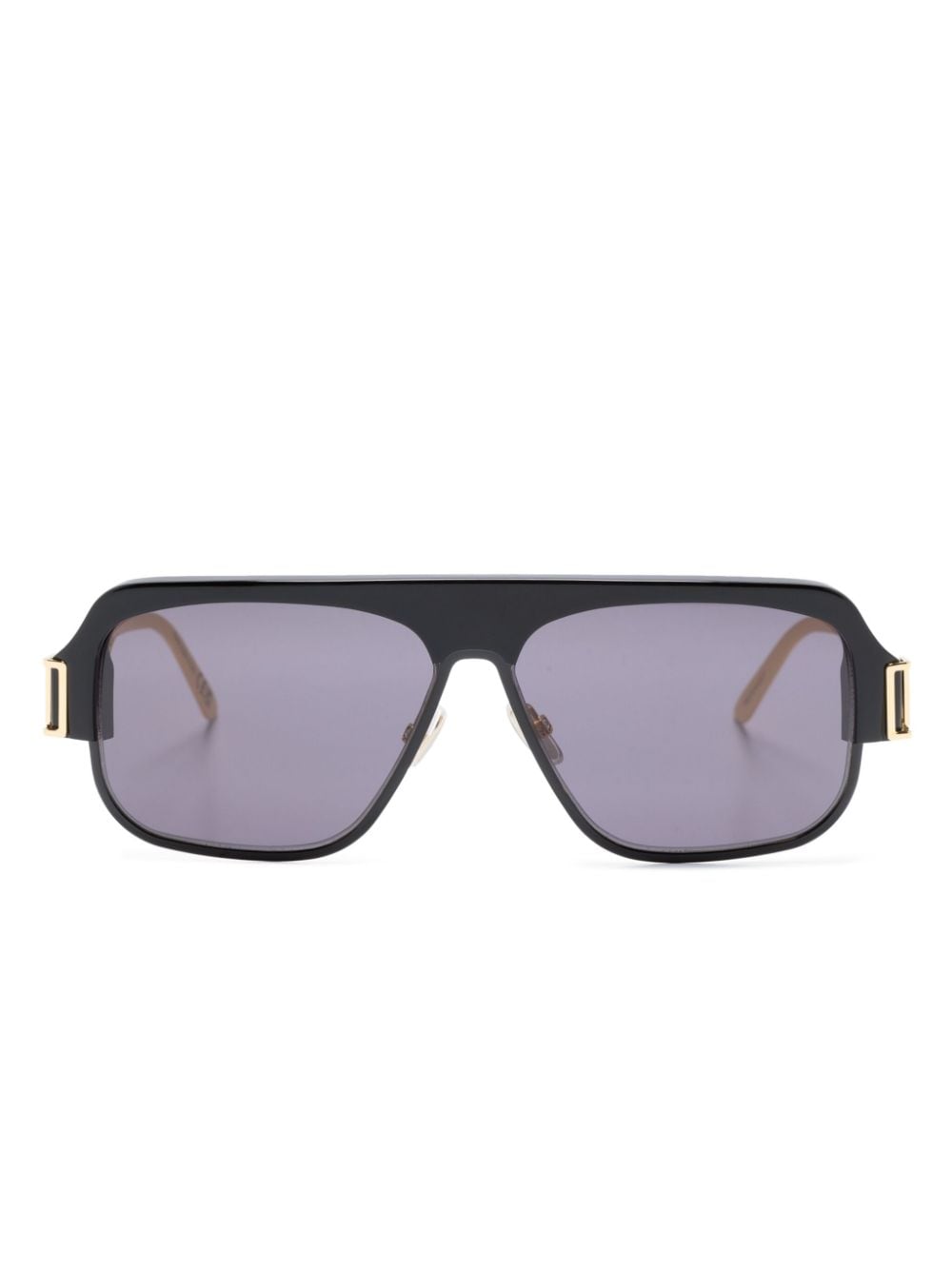Marni Eyewear Burullus Pilot-frame Sunglasses In Black