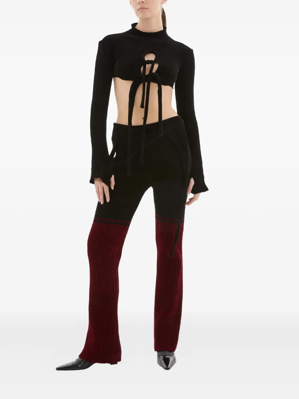 Ottolinger ribbed trousers - Rood