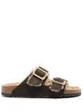 Birkenstock Arizona shearling-lined sandals - Brown