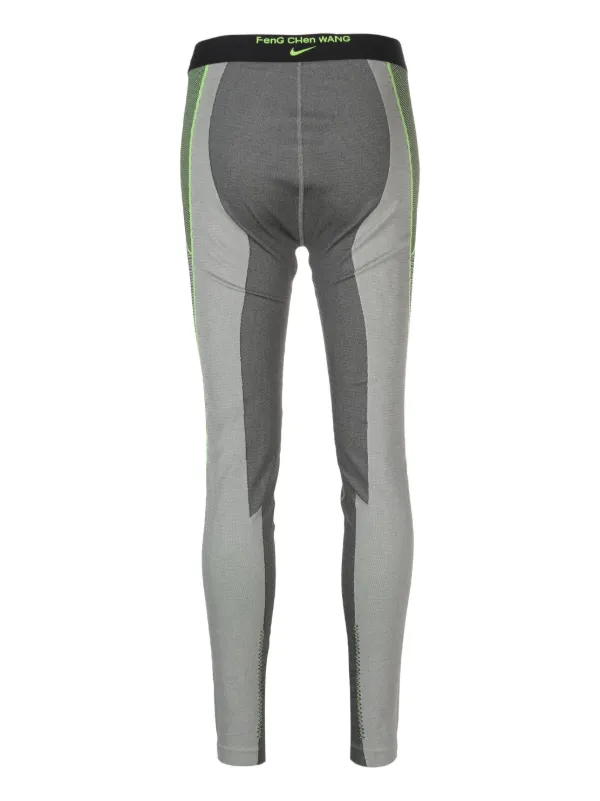 Nike Feng Chen Wang logo waistband Tights Grey FARFETCH HK