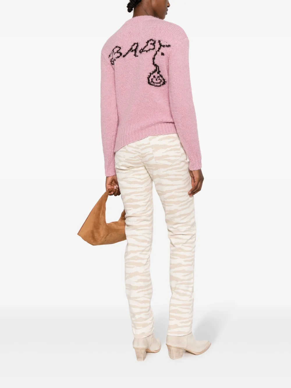 Paloma Wool Baby intarsia-knit jumper - Roze