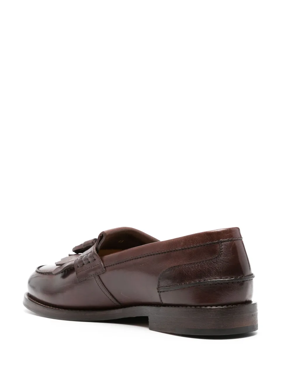 Henderson Baracco Leren loafers Bruin