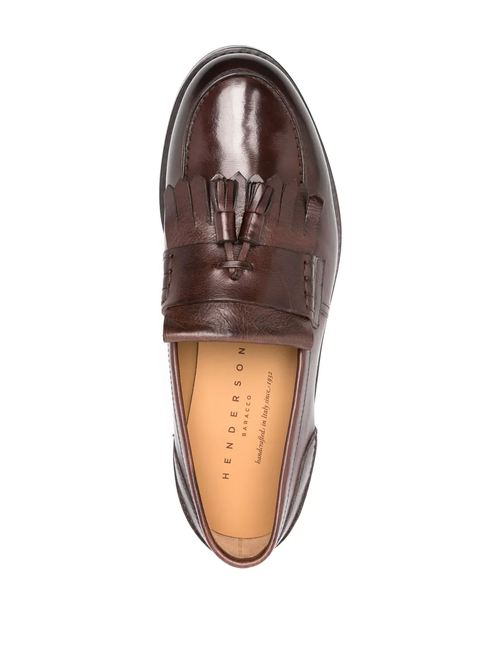 Henderson Baracco Leren loafers Bruin