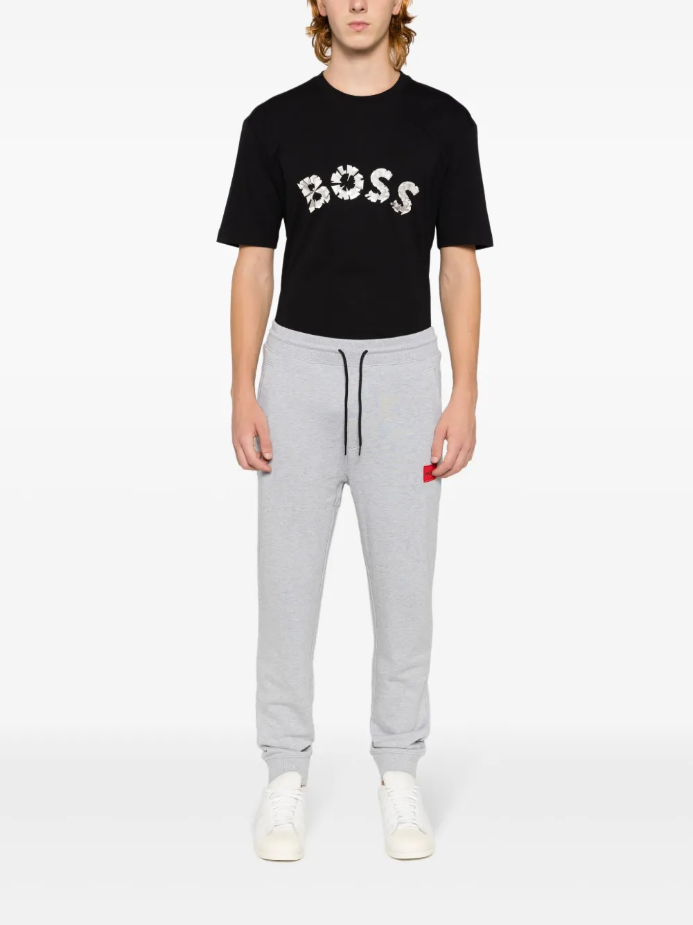 HUGO Calça com aplicação de logo | Calça esportiva | Image 2