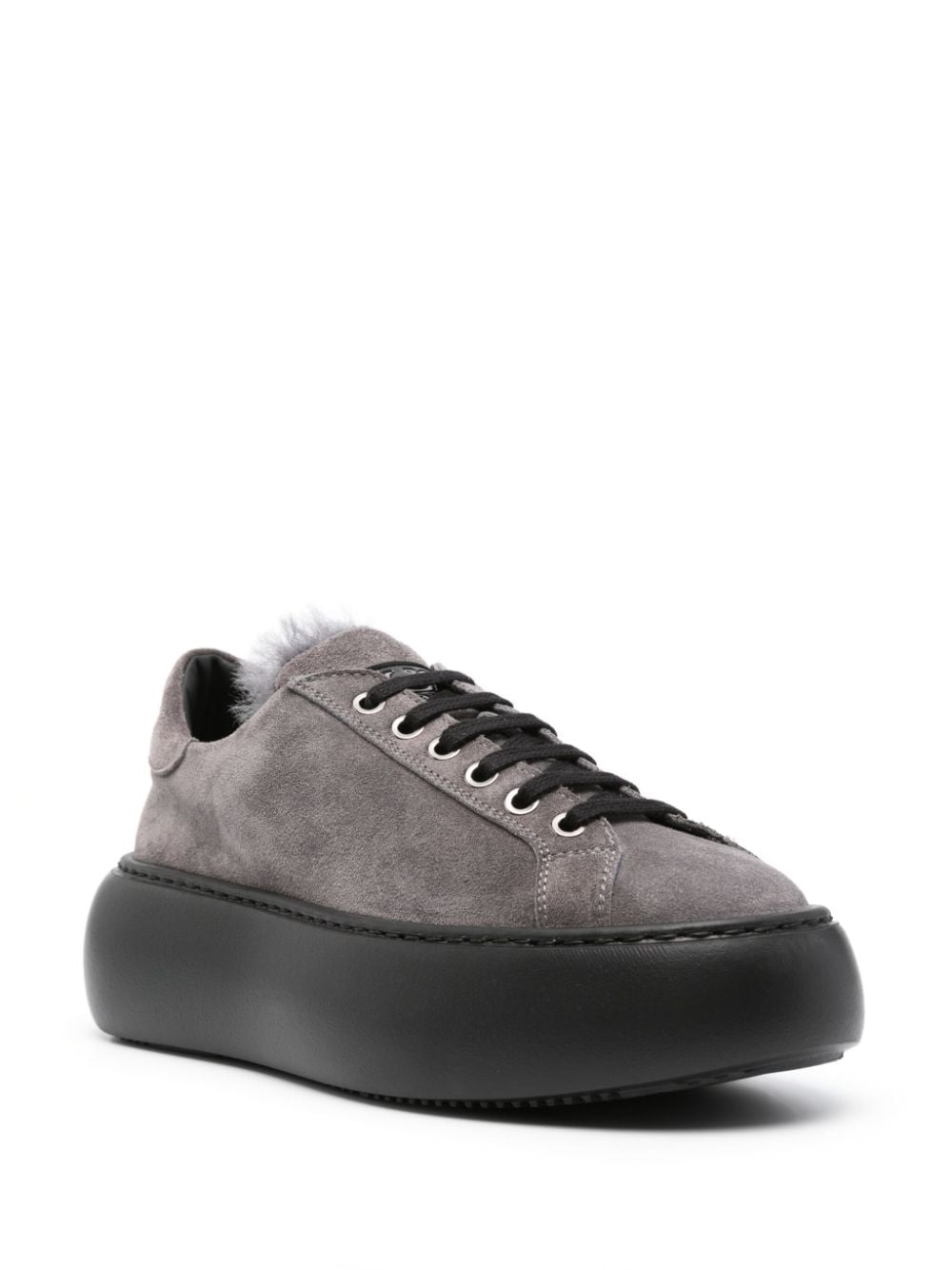 Casadei Sneakers met plateauzool - Grijs