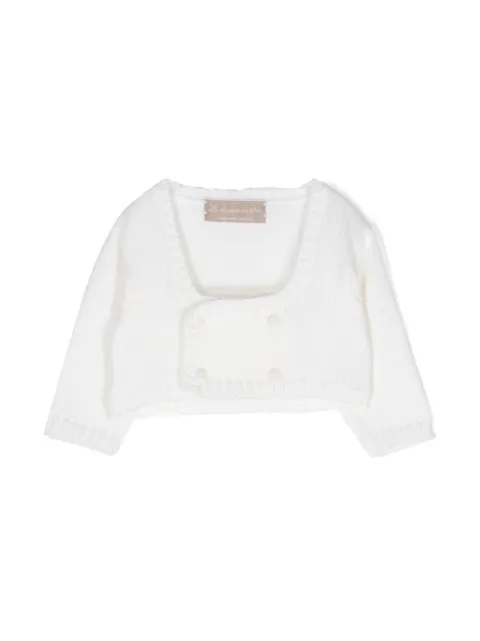 La Stupenderia Bolero de cashmere com abotoamento