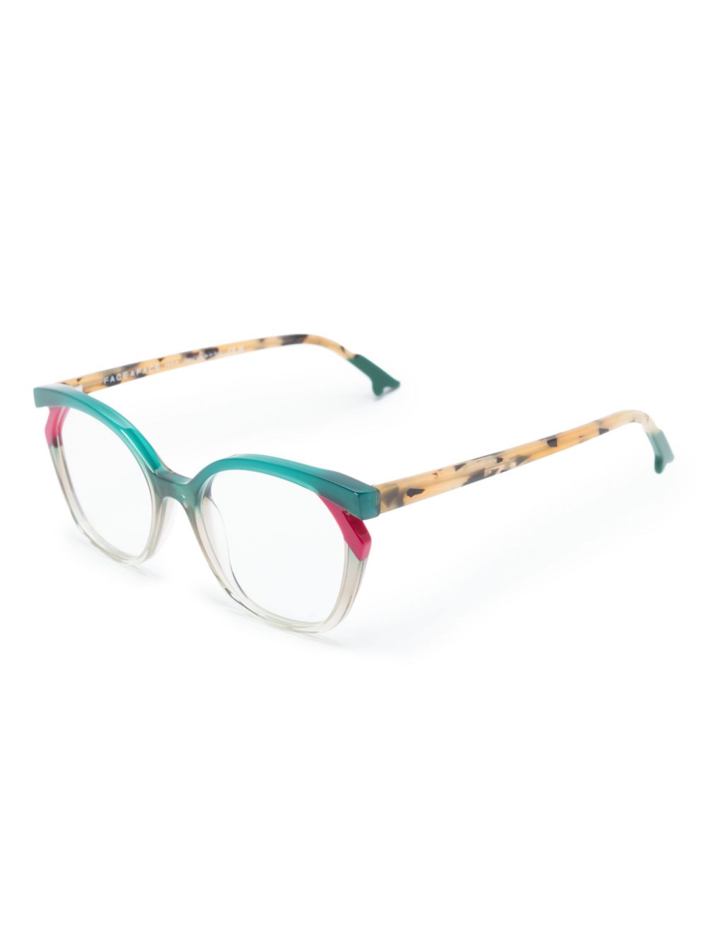 Face À Face Bocca Kuma 2 round-frame sunglasses - Groen