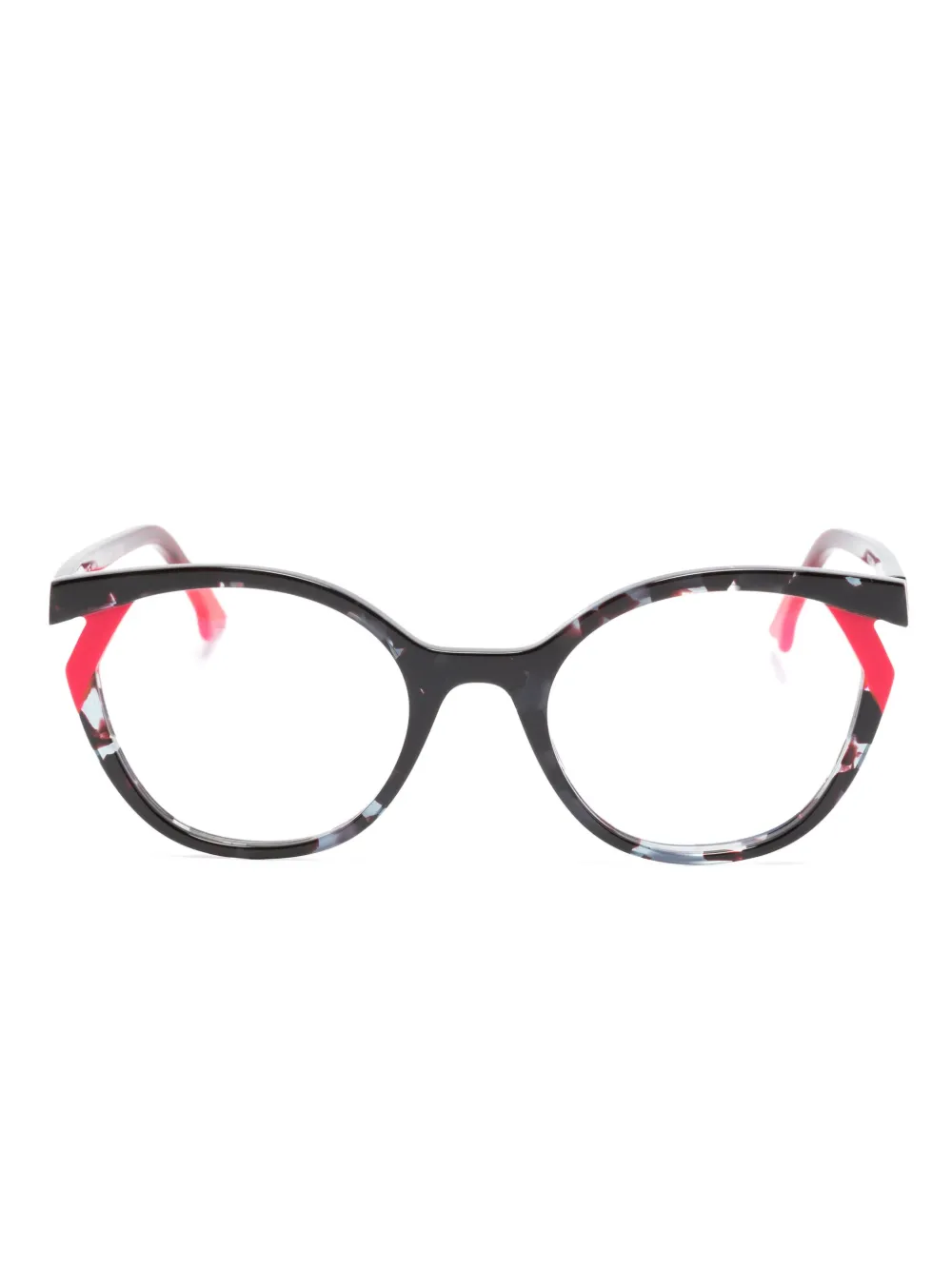 Face À Face Bocca Kuma 1 Cat-eye Frame Glasses In Black