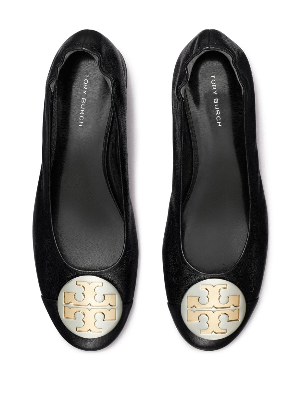 Tory Burch Claire 25mm leather Ballerina shoes Black