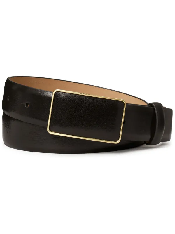 Tory Burch 黒 レザー ベルト Tory Burch Britten 1.5