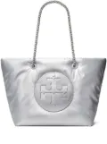 Tory Burch Ella Chain Soft metallic tote bag - Silver