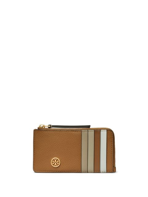 Tory Burch Robinson Double-T leather cardholder Women