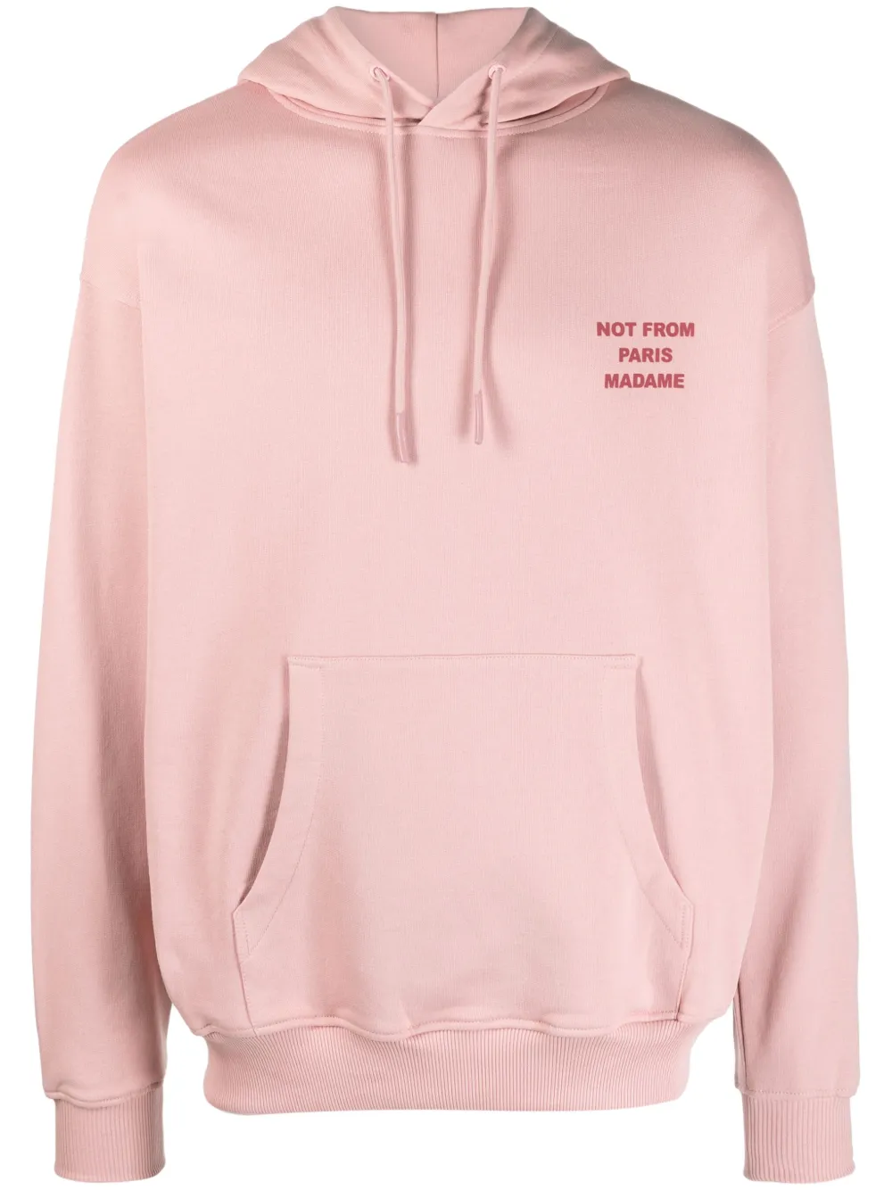 Drôle De Monsieur Hoodie met tekst Roze