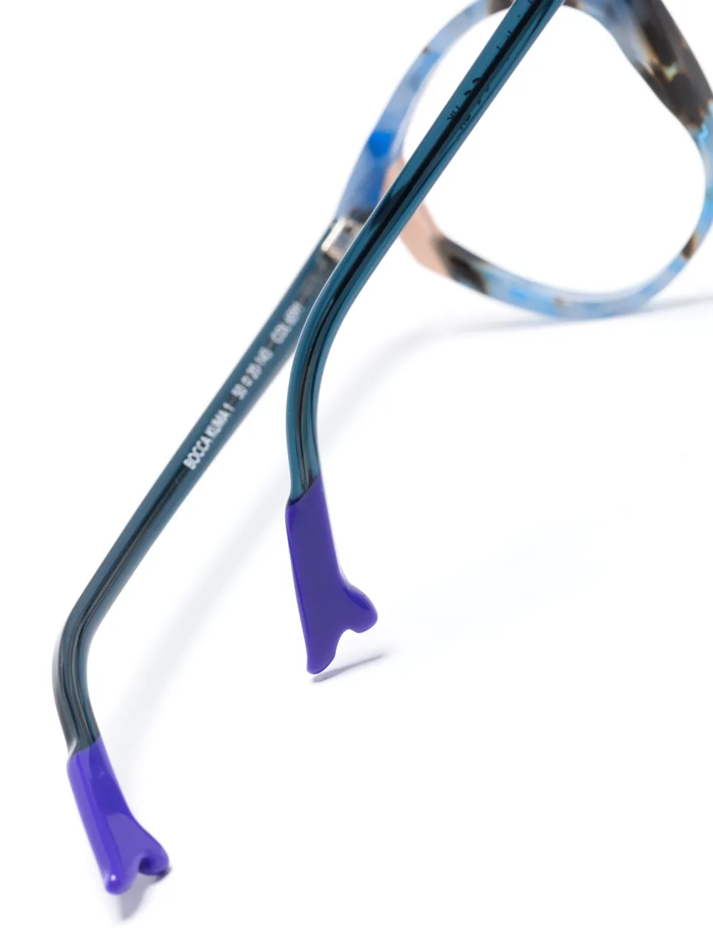 Shop Face À Face Bocca Kuma 1 Cat-eye Frame Glasses In Blue