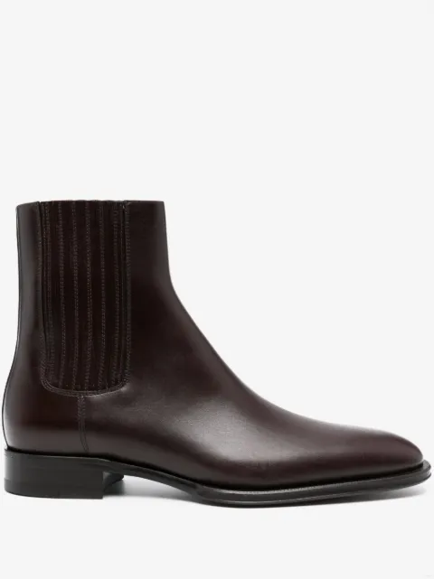 DSQUARED2 zip-up leather ankle boots