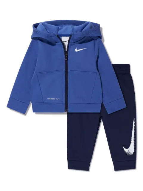 Nike Kids AOP logo-print zipped tracksuit