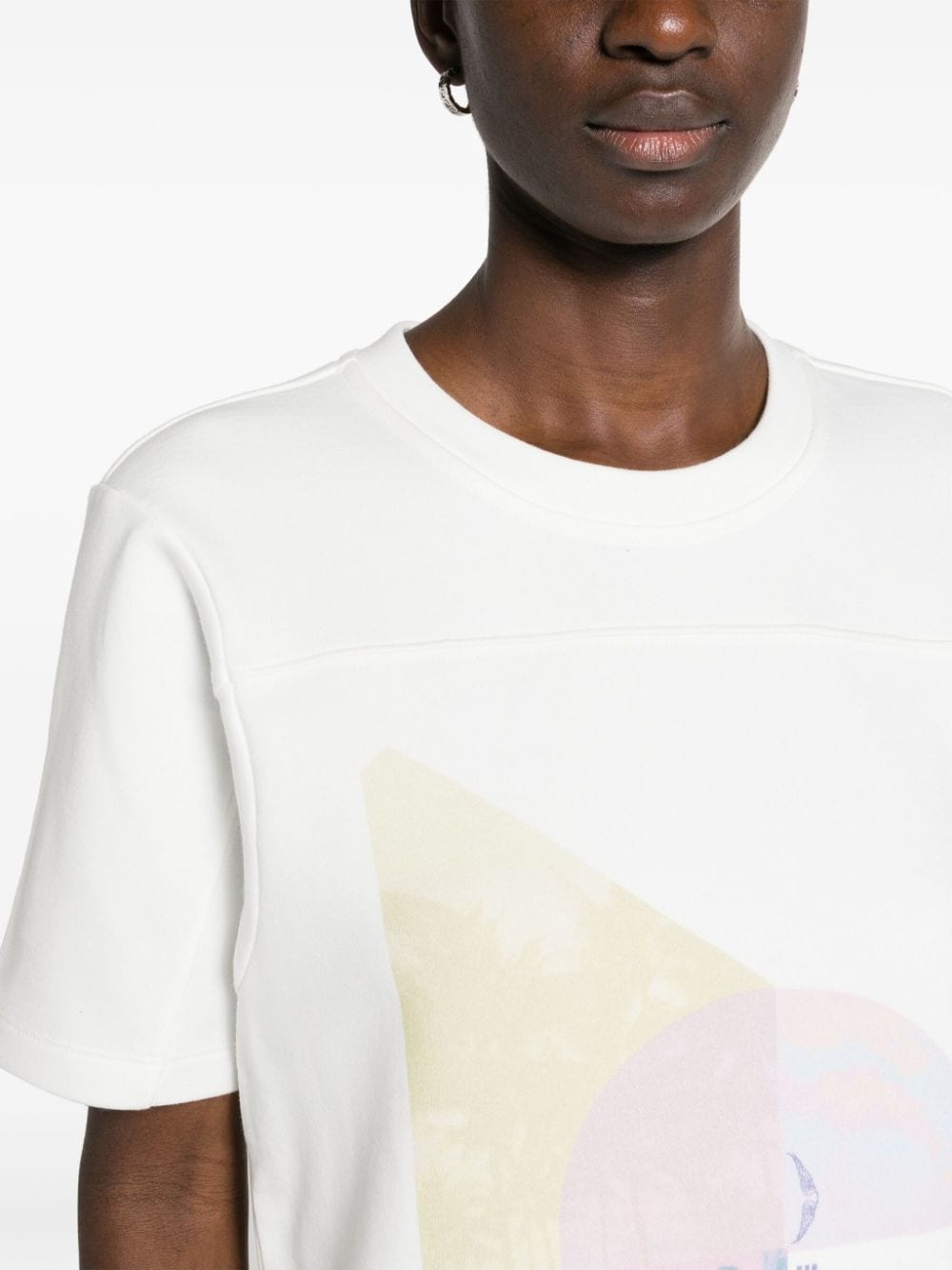 Shop Zadig & Voltaire Bow Graphic-print T-shirt In 白色