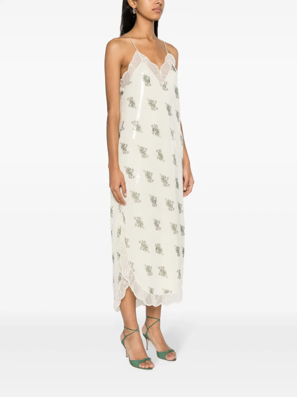  Zadig&voltaire Risty Sequinned Maxi Dress - Yellow 