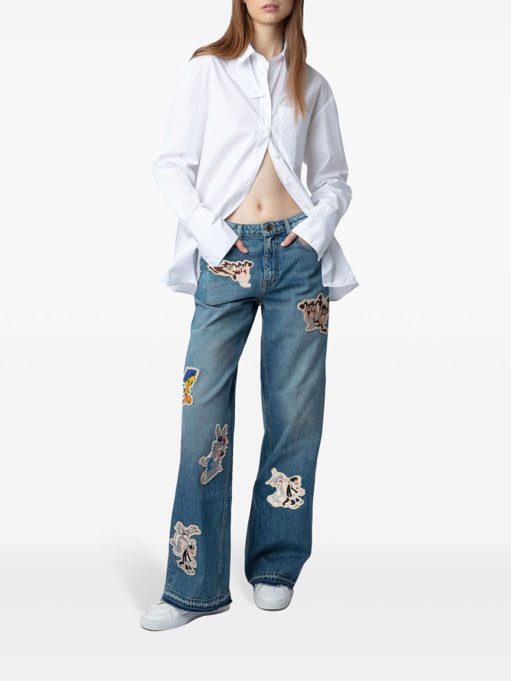 Shop Zadig & Voltaire Whitney Jeans In Blue