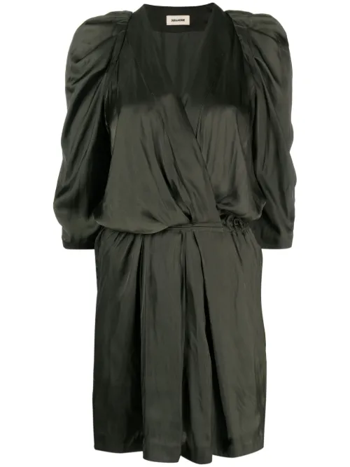 Robe courte Ruz à détail de plis - Zadig&Voltaire - Modalova