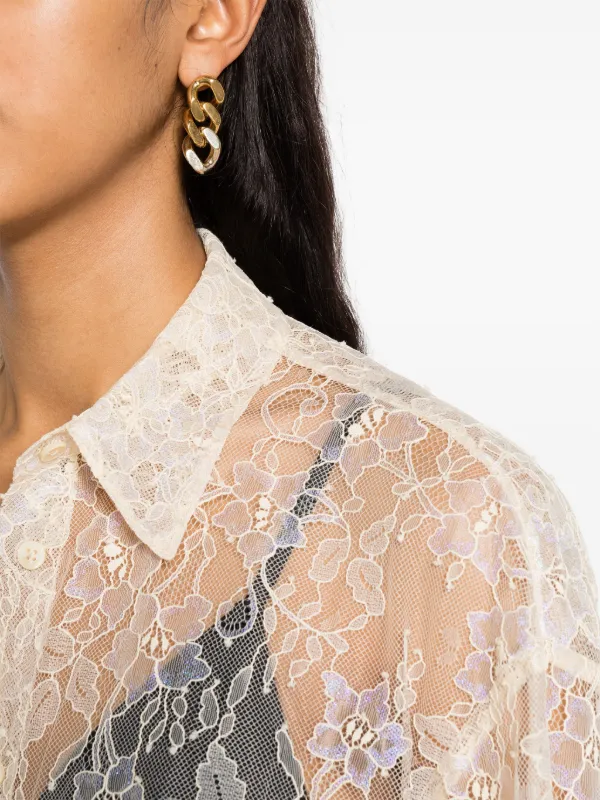 mesh lace shirt
