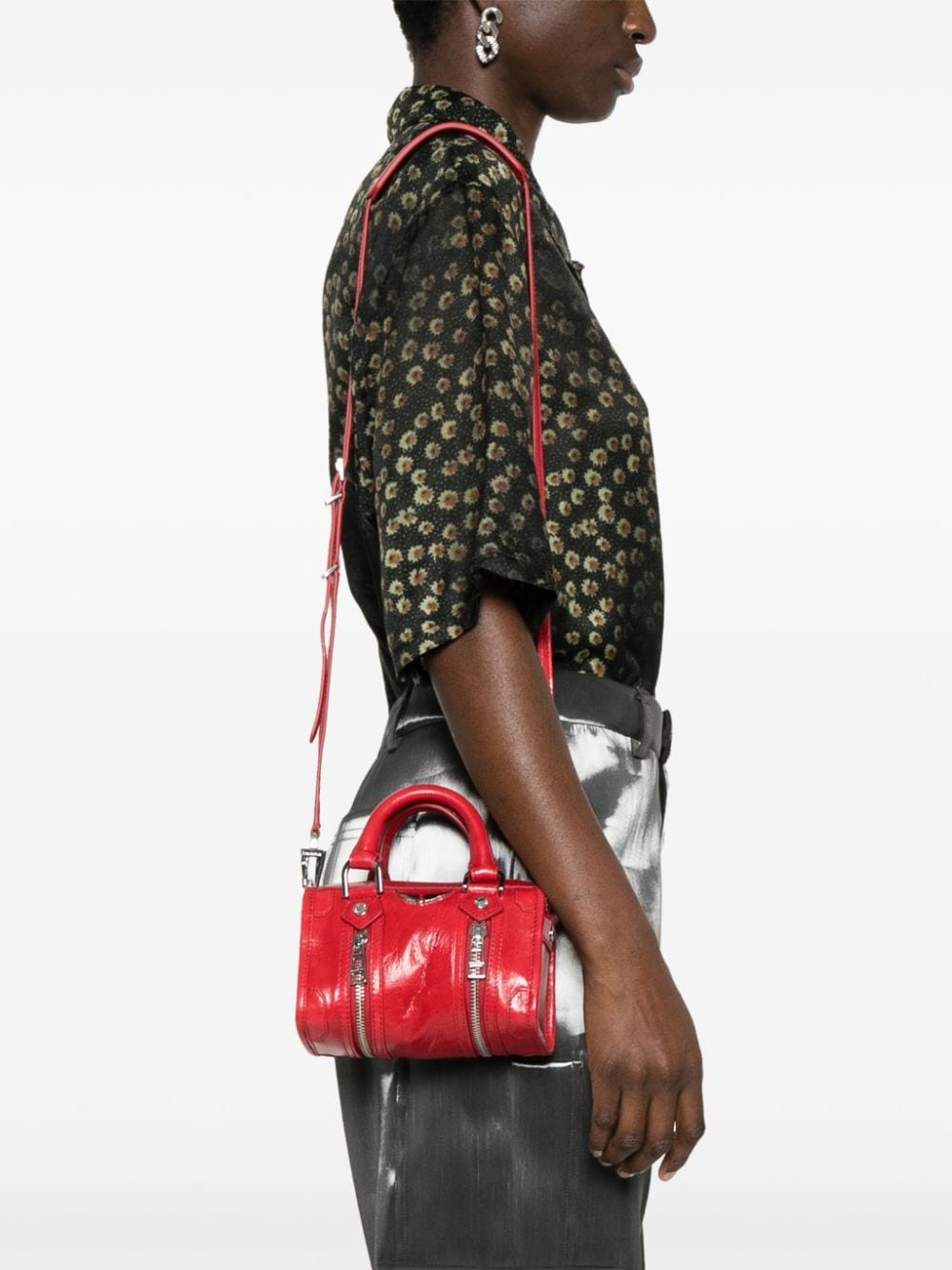 Shop Zadig & Voltaire Sunny Nano #2 Mini Bag In Red