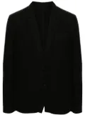 Zadig&Voltaire Viks single-breasted linen blazer - Black