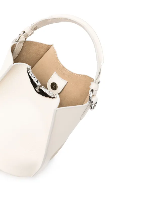 オトキチ ボディーバランサー Zadig&Voltaire Borderline Leather Bucket Bag | Neutrals | FARFETCH