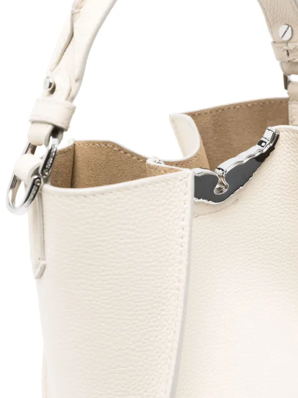 Zadig&Voltaire Borderline Leather Bucket Bag | Neutrals