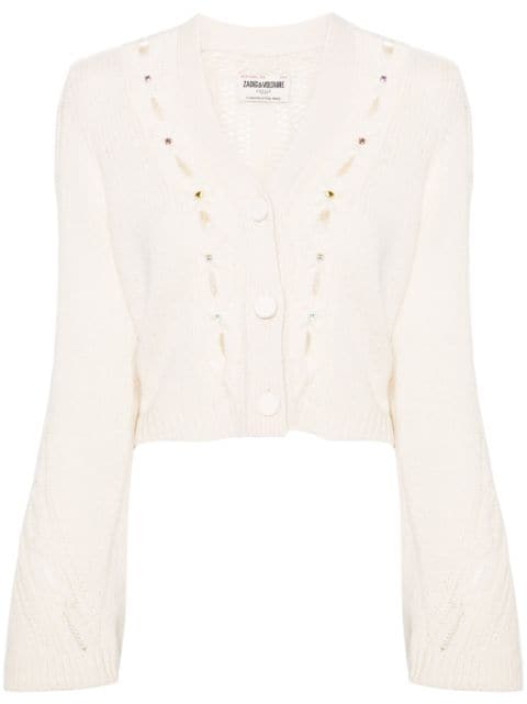Zadig&Voltaire Barley cable-knit cardigan