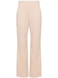 Zadig&Voltaire Pepper high-waist straight-leg trousers - Neutrals