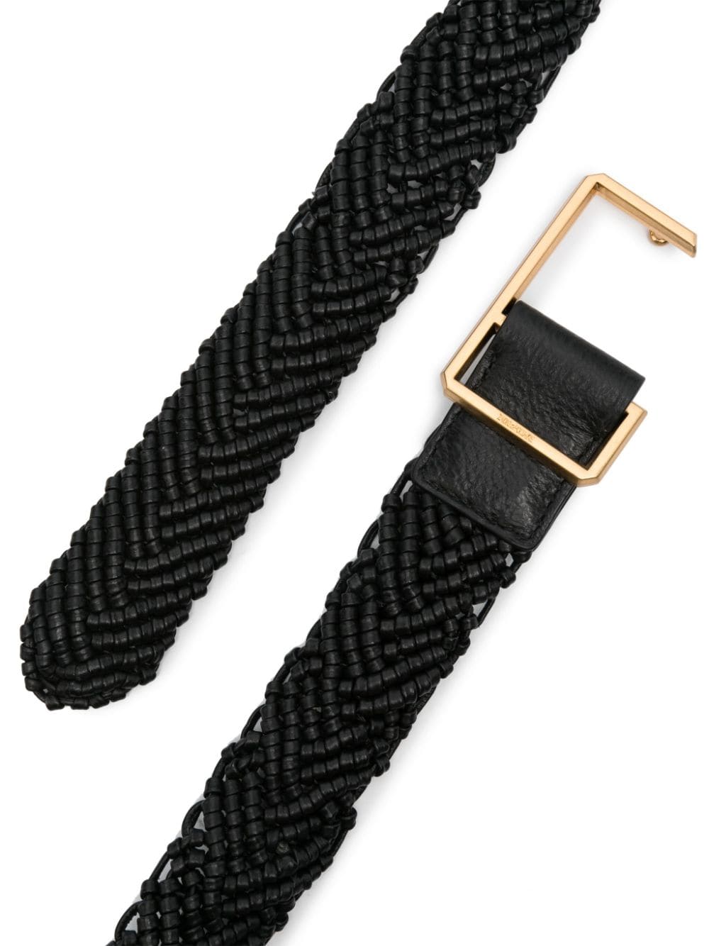 Shop Zadig & Voltaire La Cecilia Leather Belt In 黑色