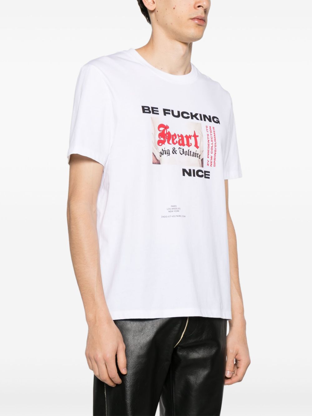 Shop Zadig & Voltaire Ted Photograph-print T-shirt In White