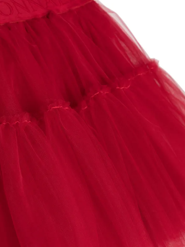 Monnalisa red tulle skirt clearance