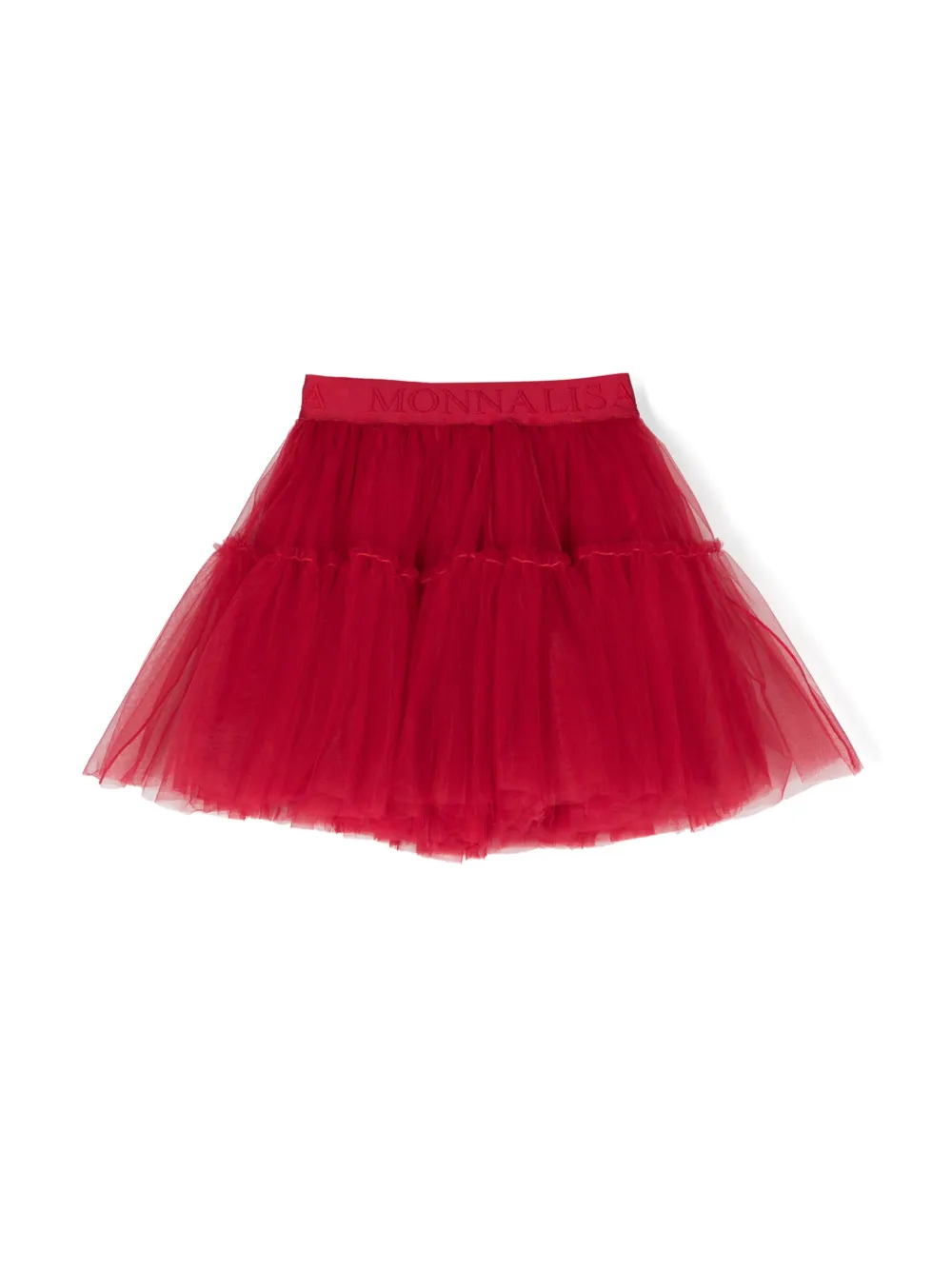 monnalisa jupe en tulle - rouge