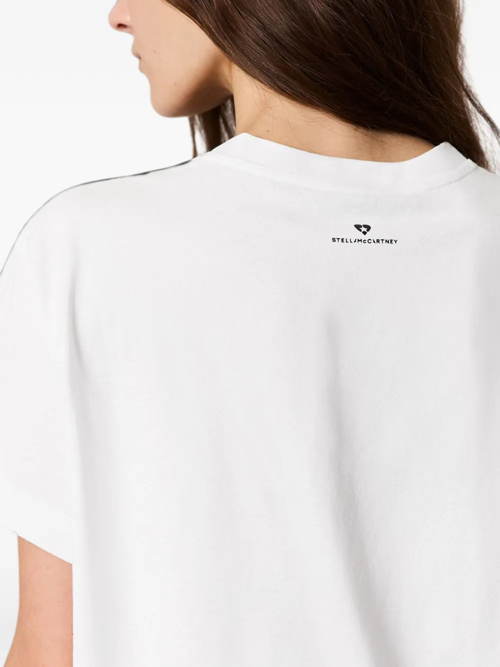 Stella McCartney Lovestruck T-shirt van biologisch katoen Wit