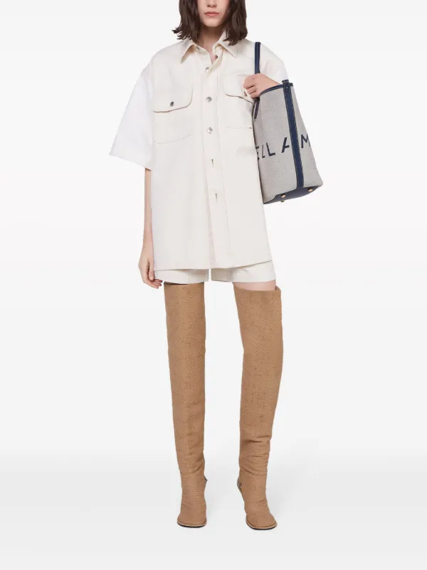 Stella McCartney Utility ショートスリーブ デニムシャツ - Farfetch