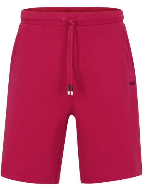 BOSS Short de moletom com logo bordado