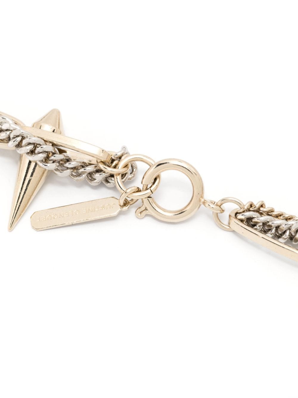 Justine Clenquet Maya spike chain necklace - Goud