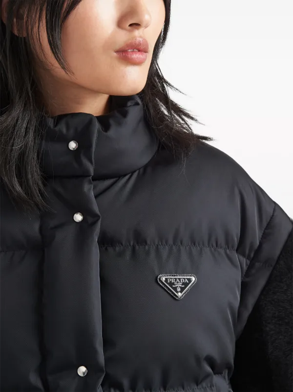 Black Re-Nylon Down Jacket