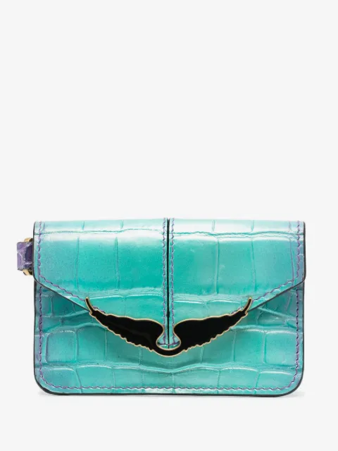 Zadig&Voltaire Borderline logo-plaque leather wallet