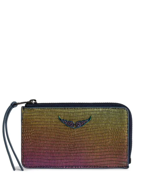 Zadig&Voltaire ZV iridescent-effect wallet