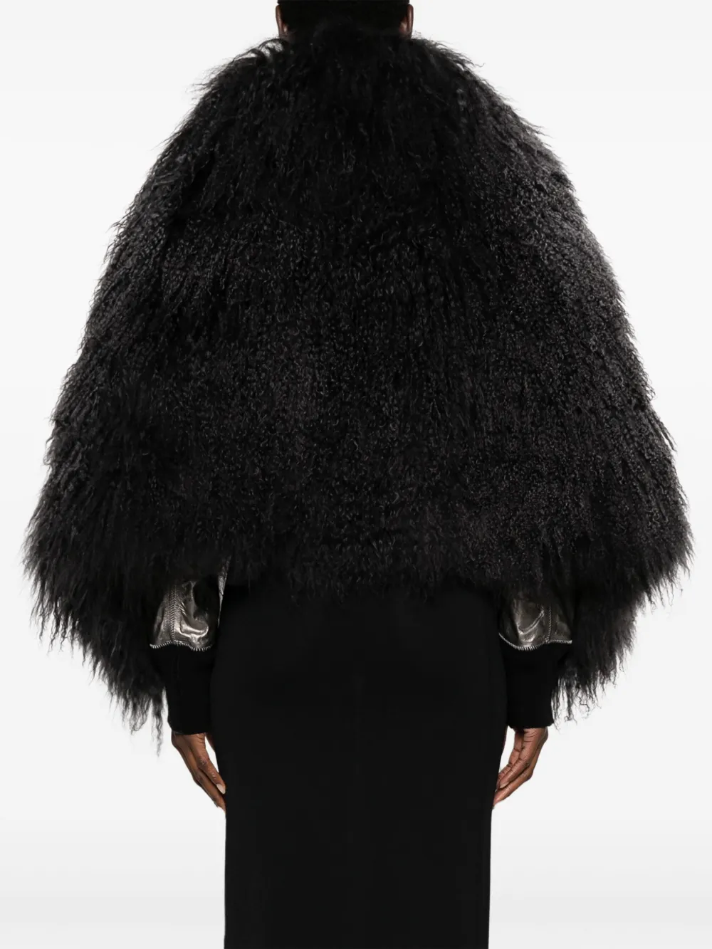 Isaac Sellam Experience Mistinguette Mongolie Shearling Jacket In Grey