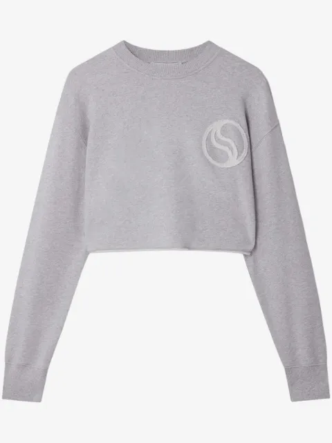Stella McCartney S-Wave cropped sweatshirt