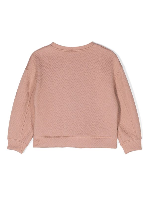 Pale pink outlet crew neck sweater