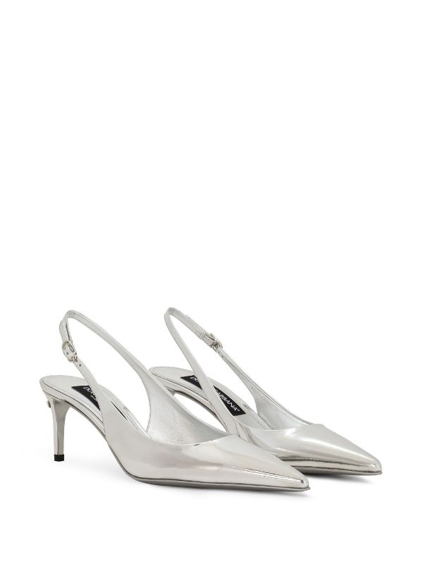 Dolce & Gabbana 60mm Calfskin Slingback Pumps - Farfetch