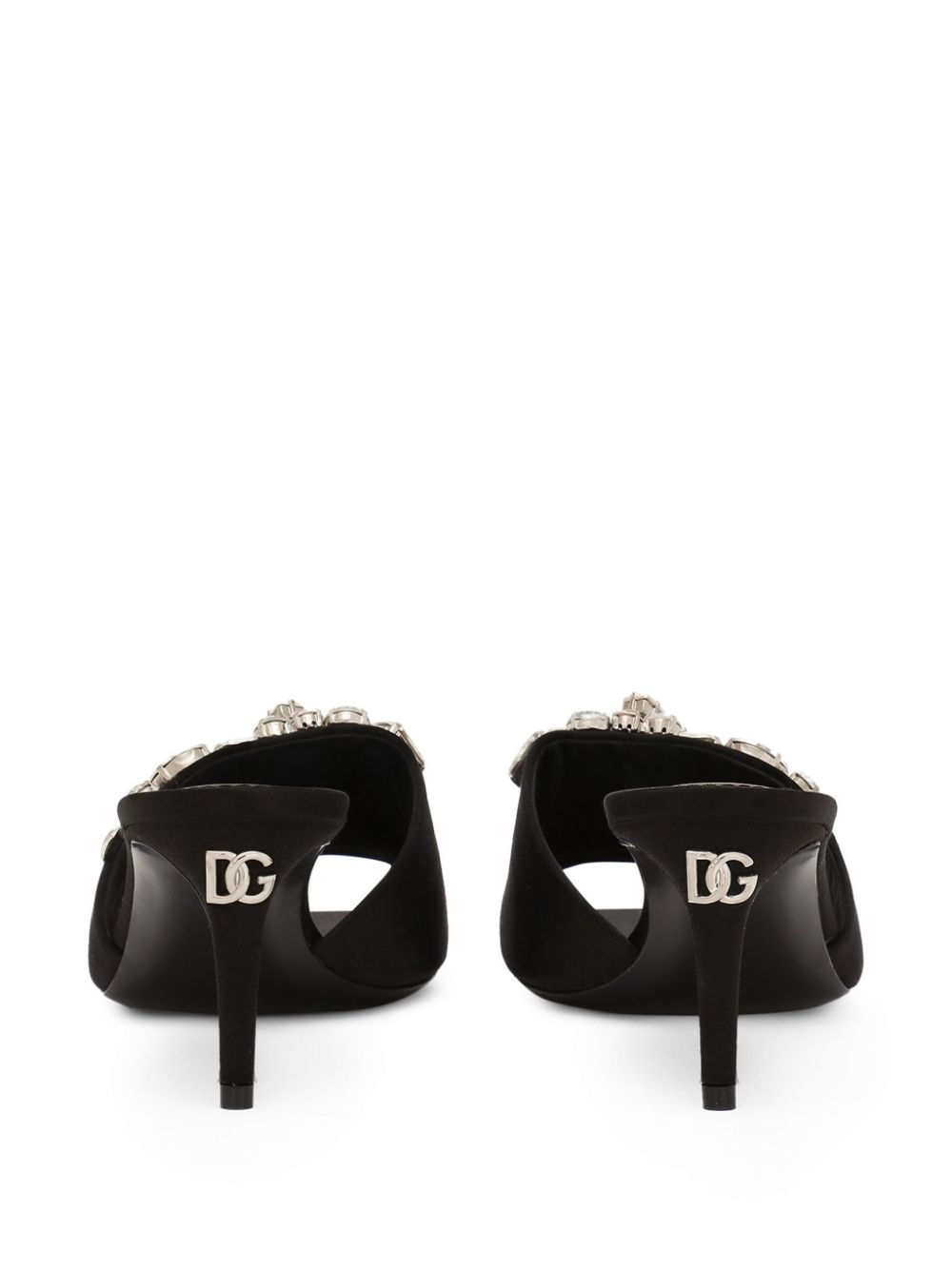 Dolce & Gabbana 60mm crystal-embellished mules Black